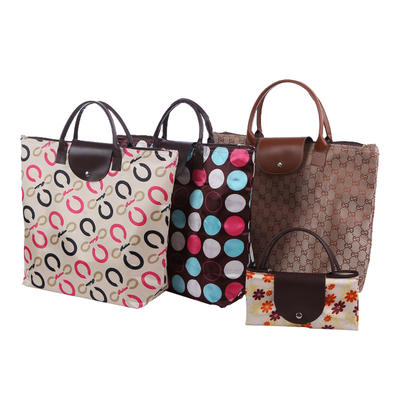 Wholesale good quality foldable shopping bag with good printing tote bag